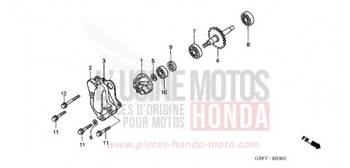 WATER PUMP CR85R6 de 2006